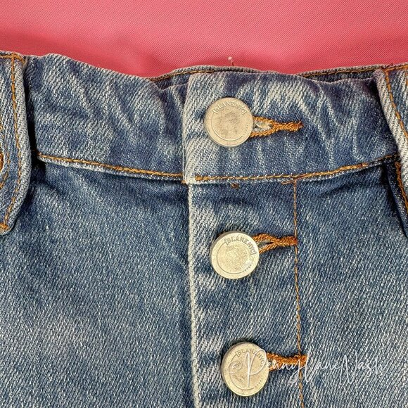 NWT BlankNYC The Barrow Higher Power Shorts In Blue - Picture 4 of 9